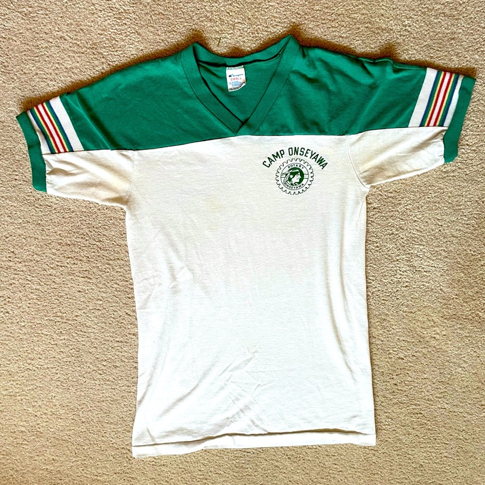 Vintage Rainbow Camp Tee Shirt